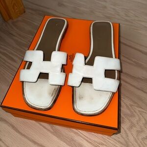 Hermes Oran Sandals with Box
